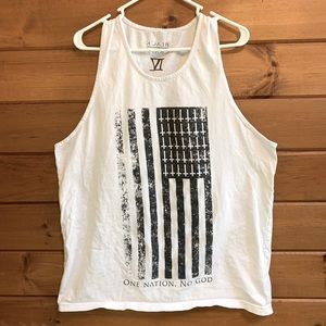 Blackcraft Cult Limited Run ONE NATION NO GOD White Tank